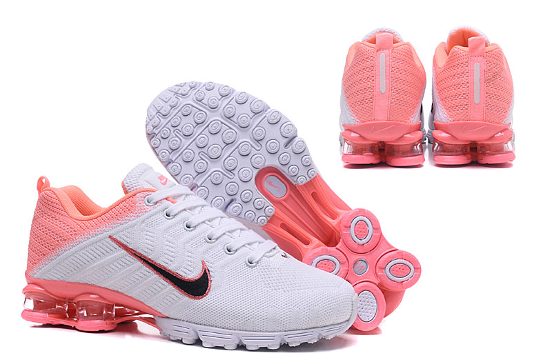 Women Nike AIR Shox Knit White Pink
